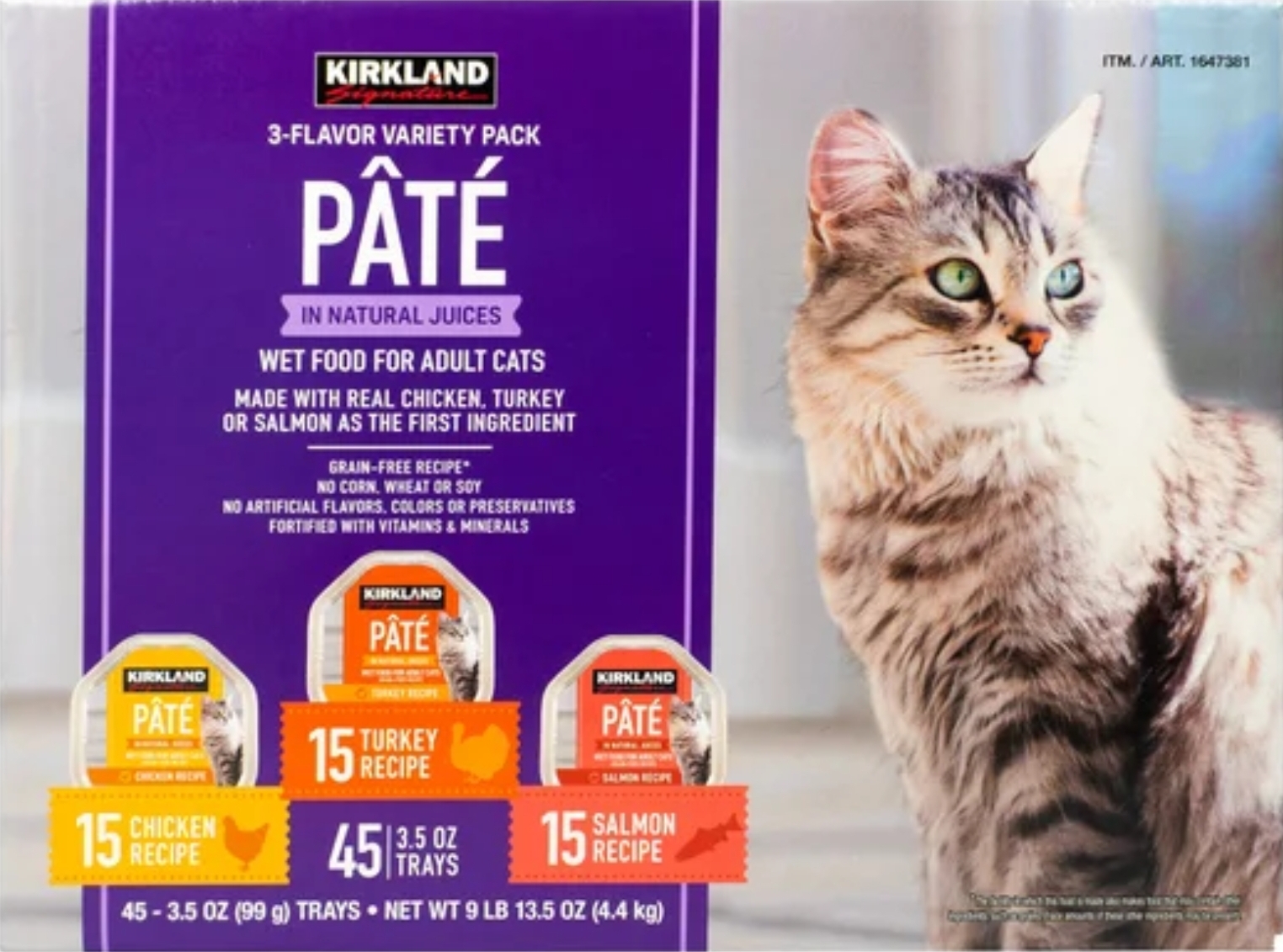 Wall mounted Kirkland/Costco Pate wet cat food dispenser.