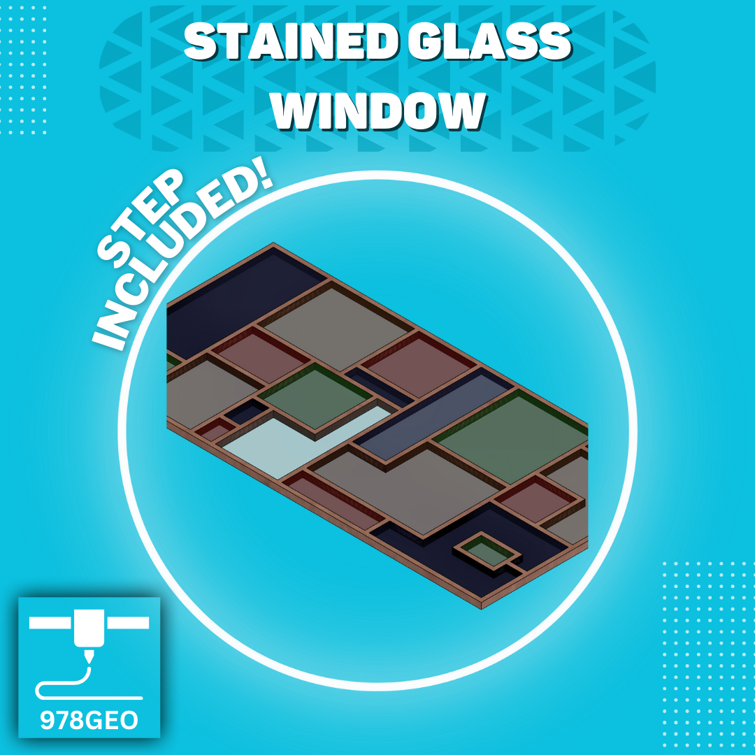 Stained Glass Window & Ornament - V1