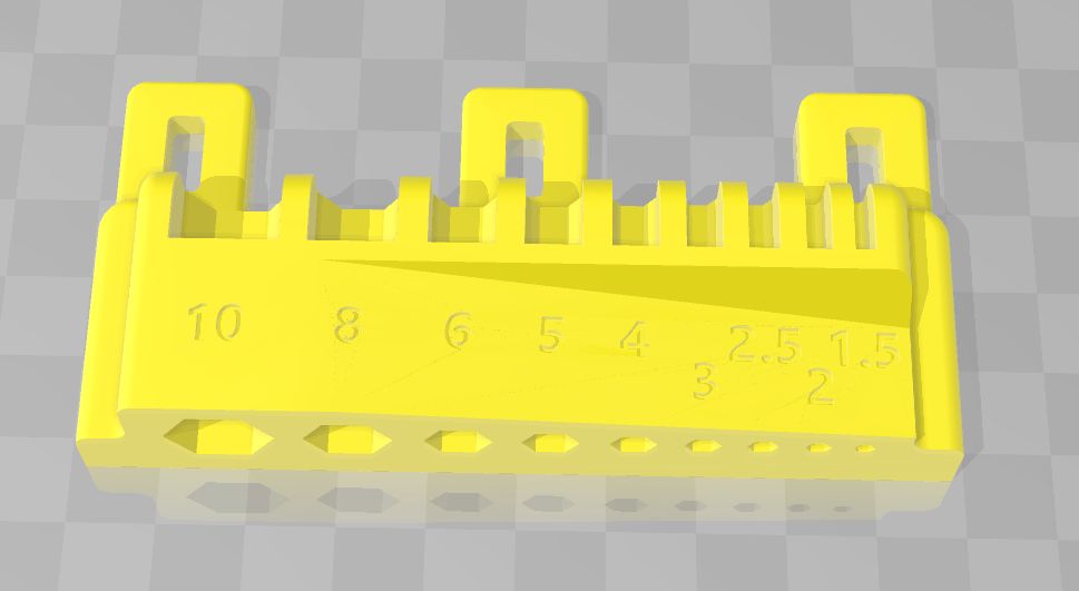 Hex Tool Holder for Skadis Ikea