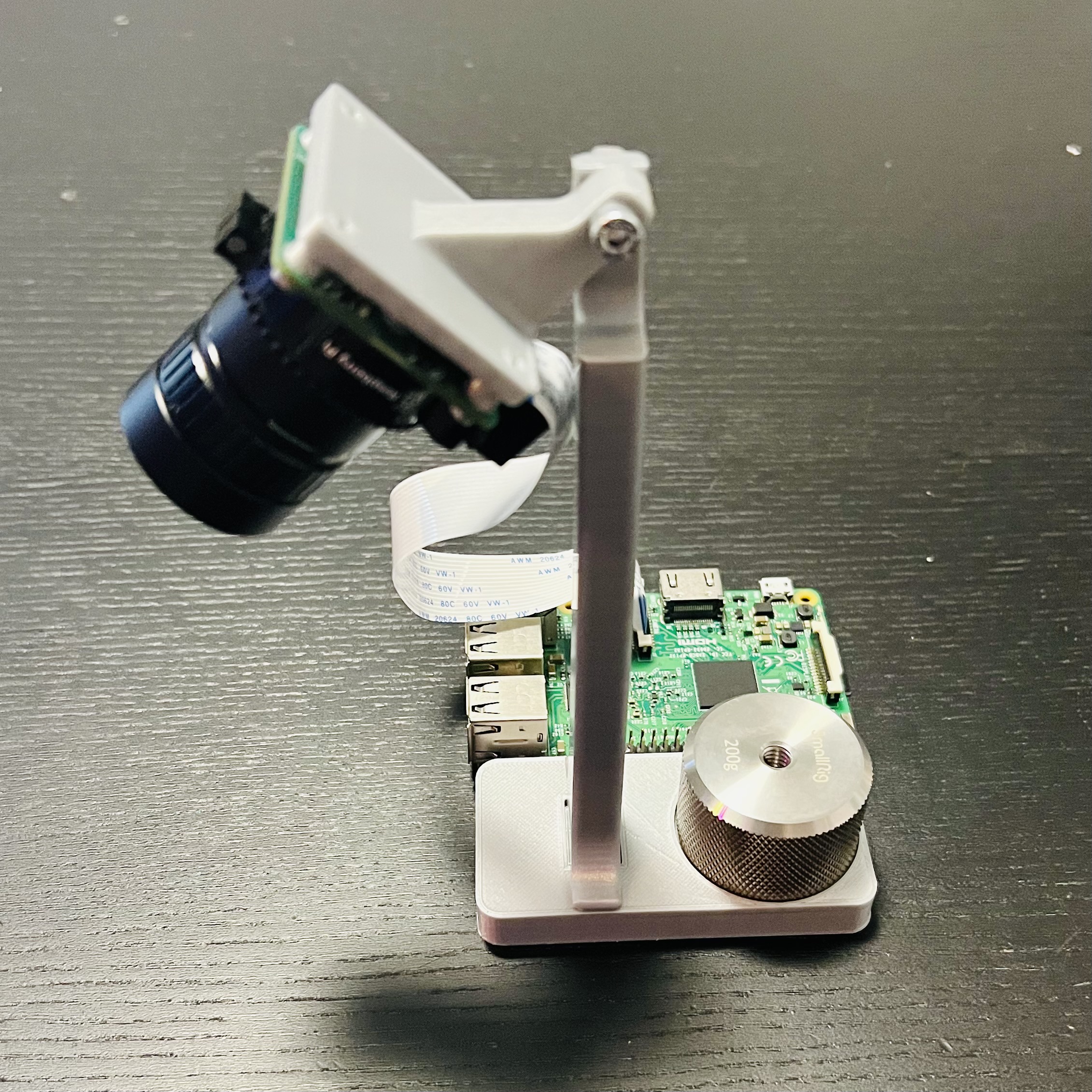 Raspberry Pi HQ Camera Stand by Macmade Download free STL model