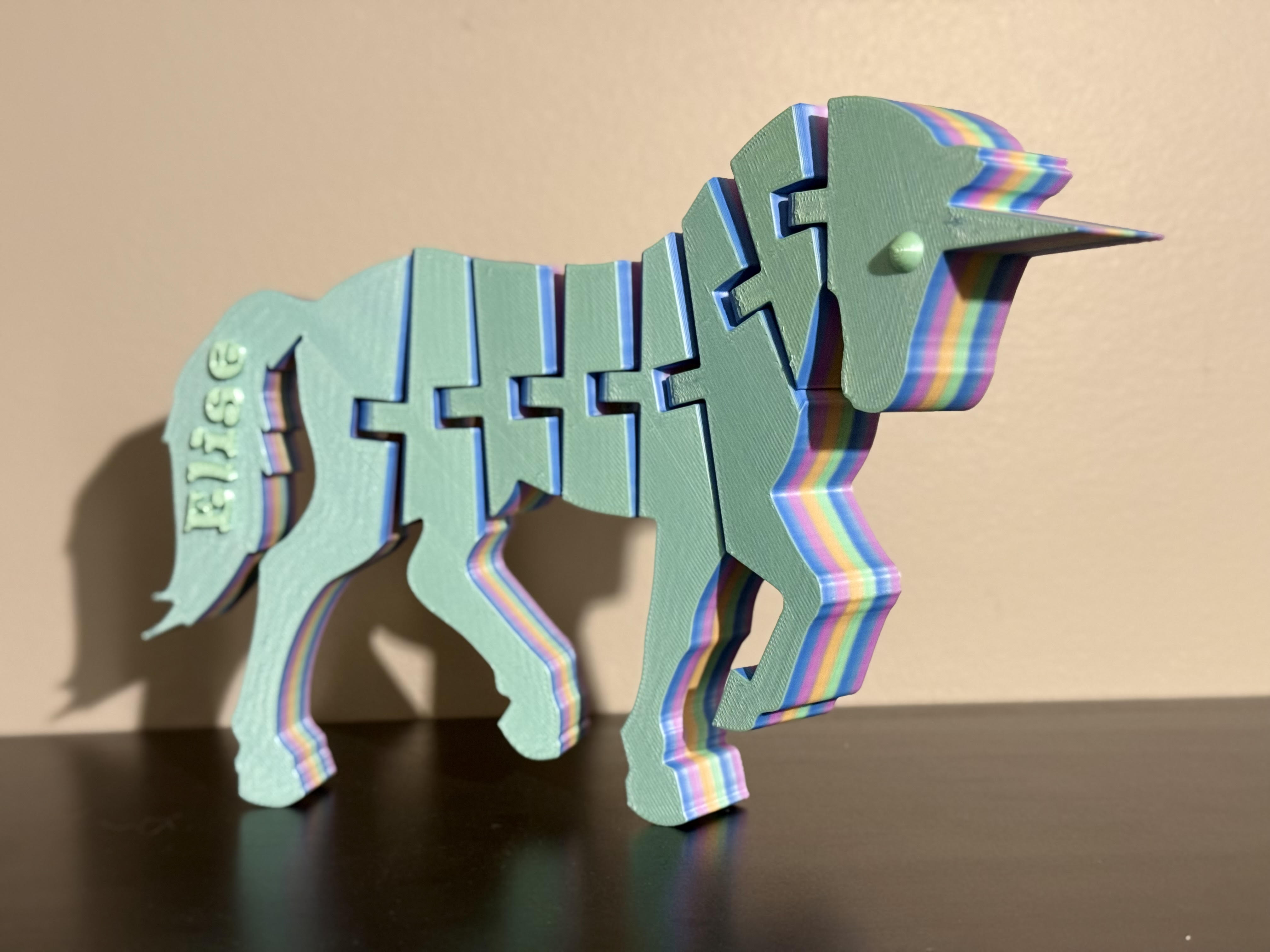 Flexible Magic Unicorn by ElectronicRice Download free STL model