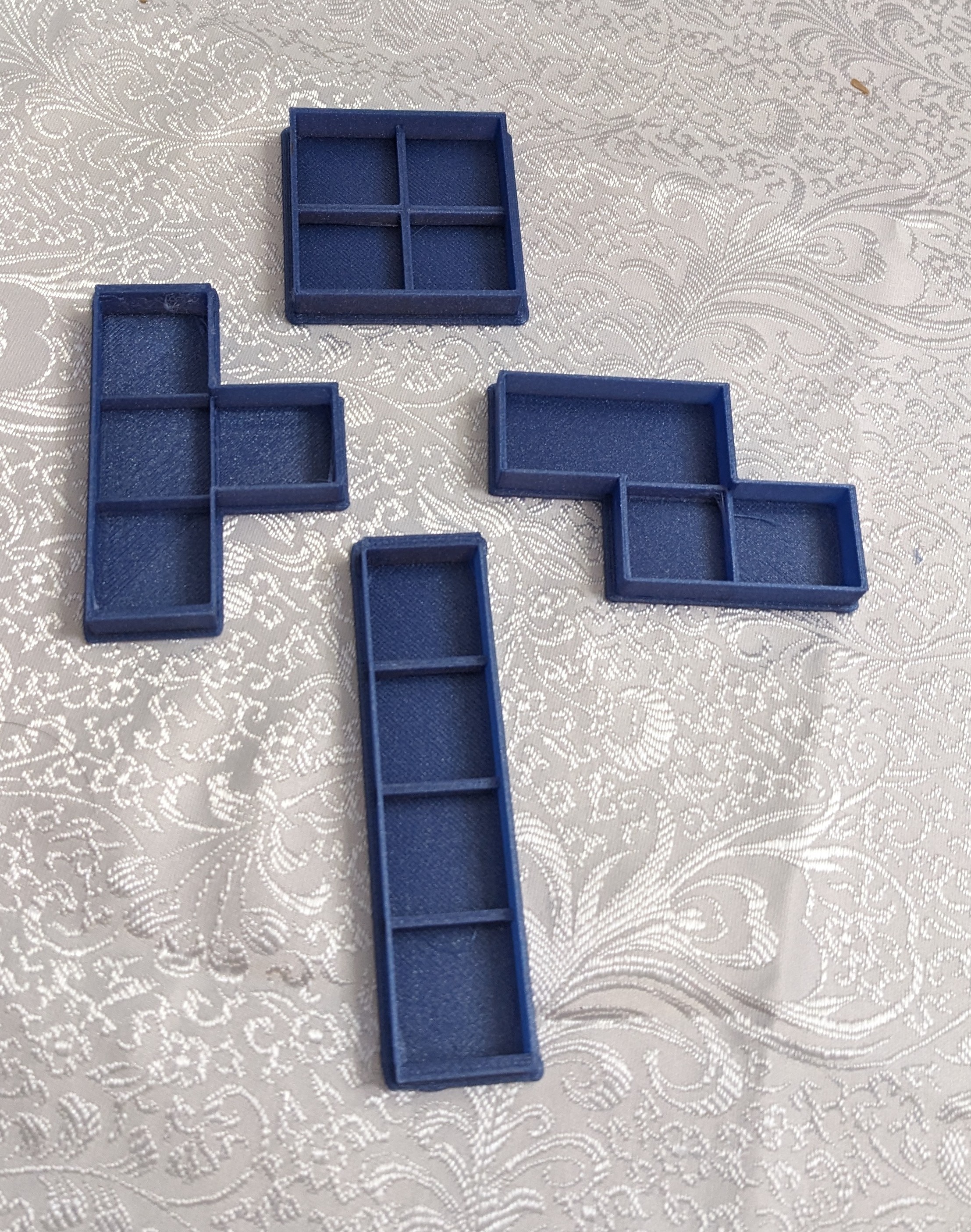 Tetris cookie cutters