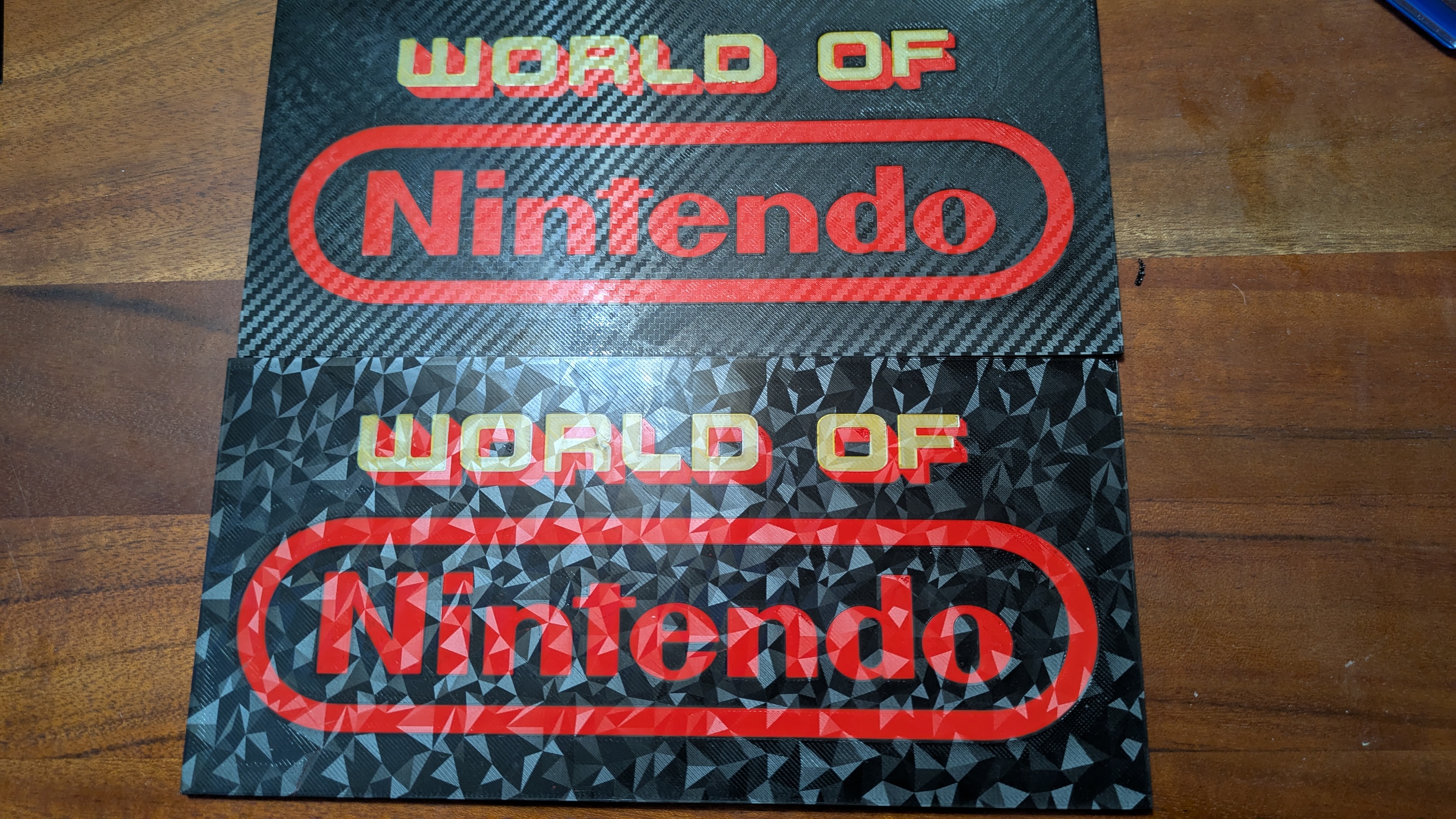 World of Nintendo flat sign
