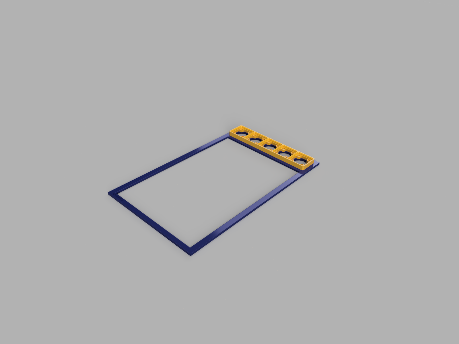 BasePlateFrame for AUER insertable bins in IKEA Helmer drawers