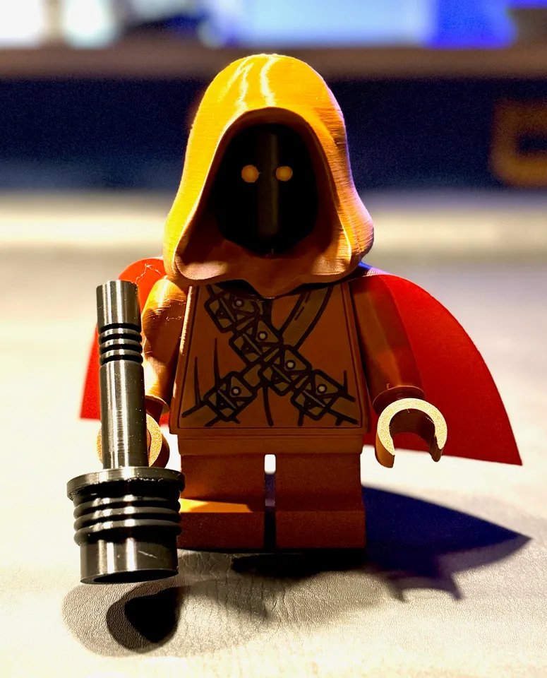 Star Wars Jawa Brick MegaFigure (5:1 Scale) by BrickDreams