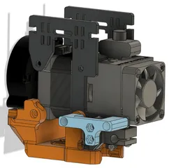 SK-Go Volcano Hemera Fan Duct + Pinda mount