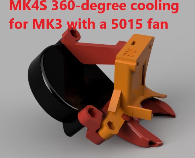 MK3S/MK3.5 360-degree print cooling modeled after MK4S