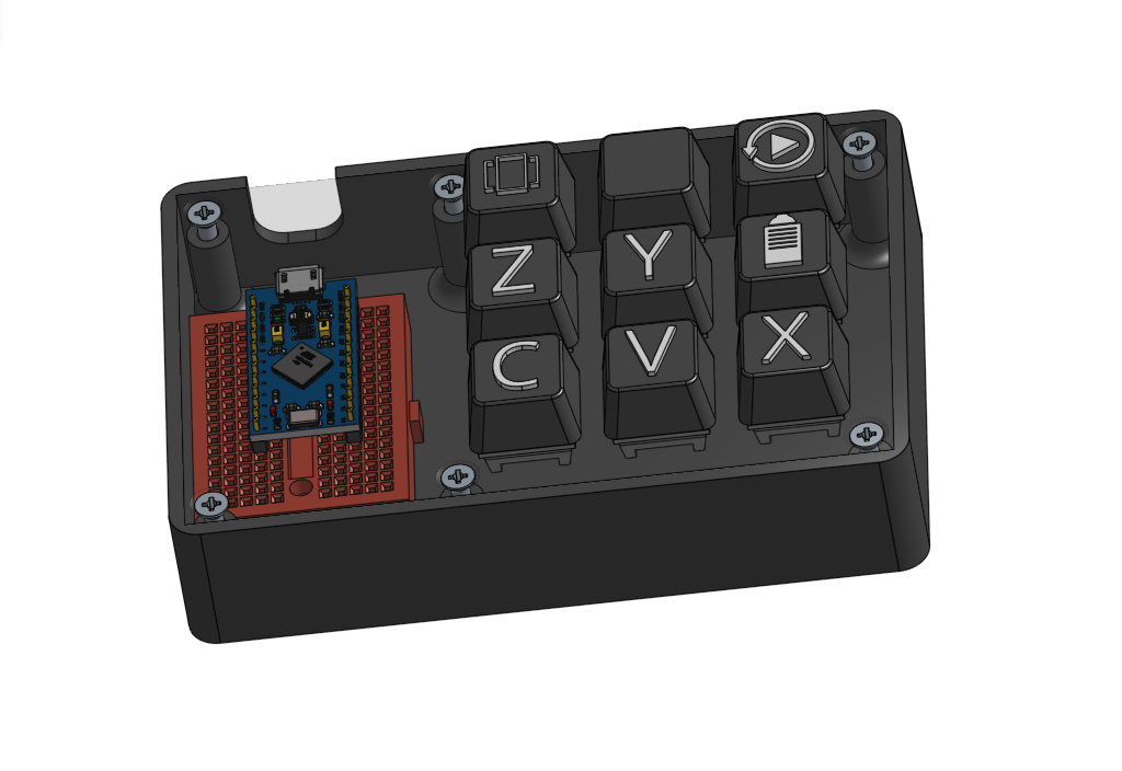 Macropad with Arduino Pro Micro by Warlock Til | Download free STL ...