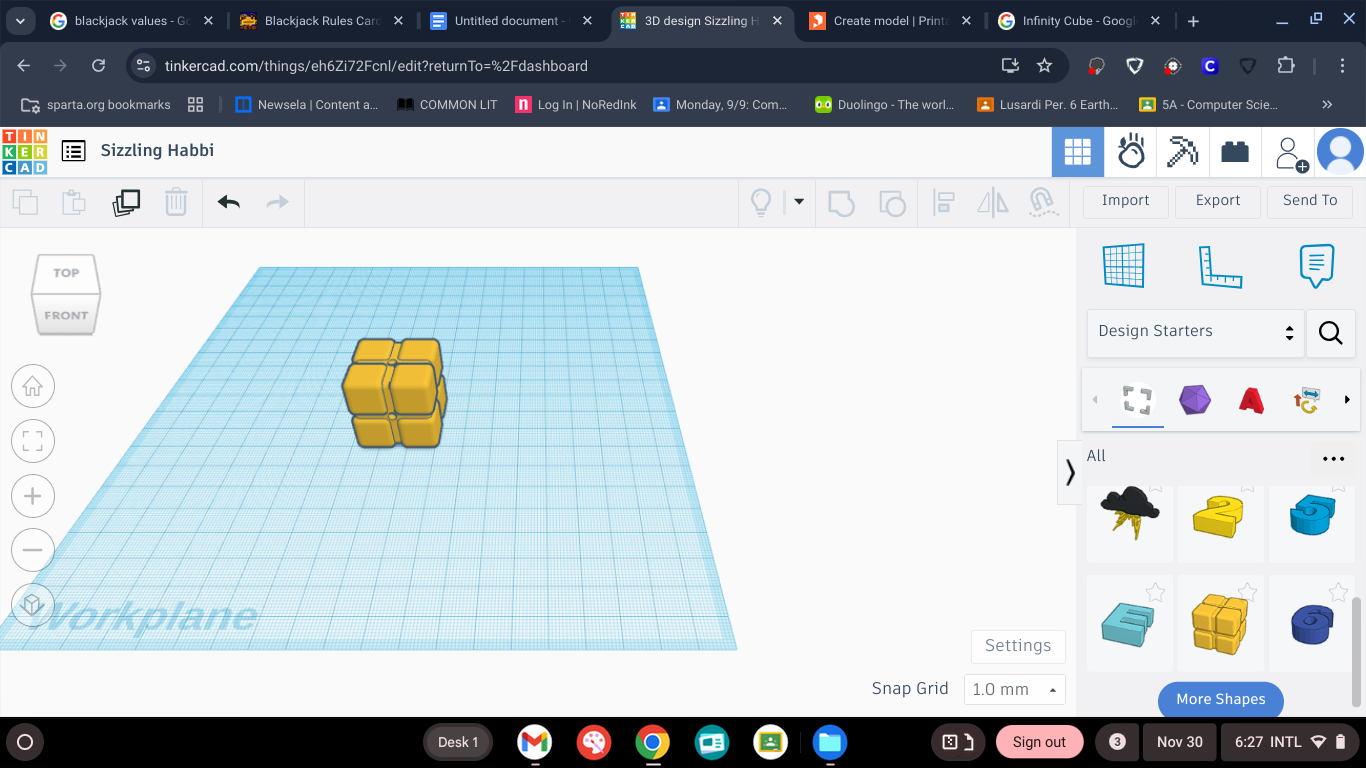 infinity cube
