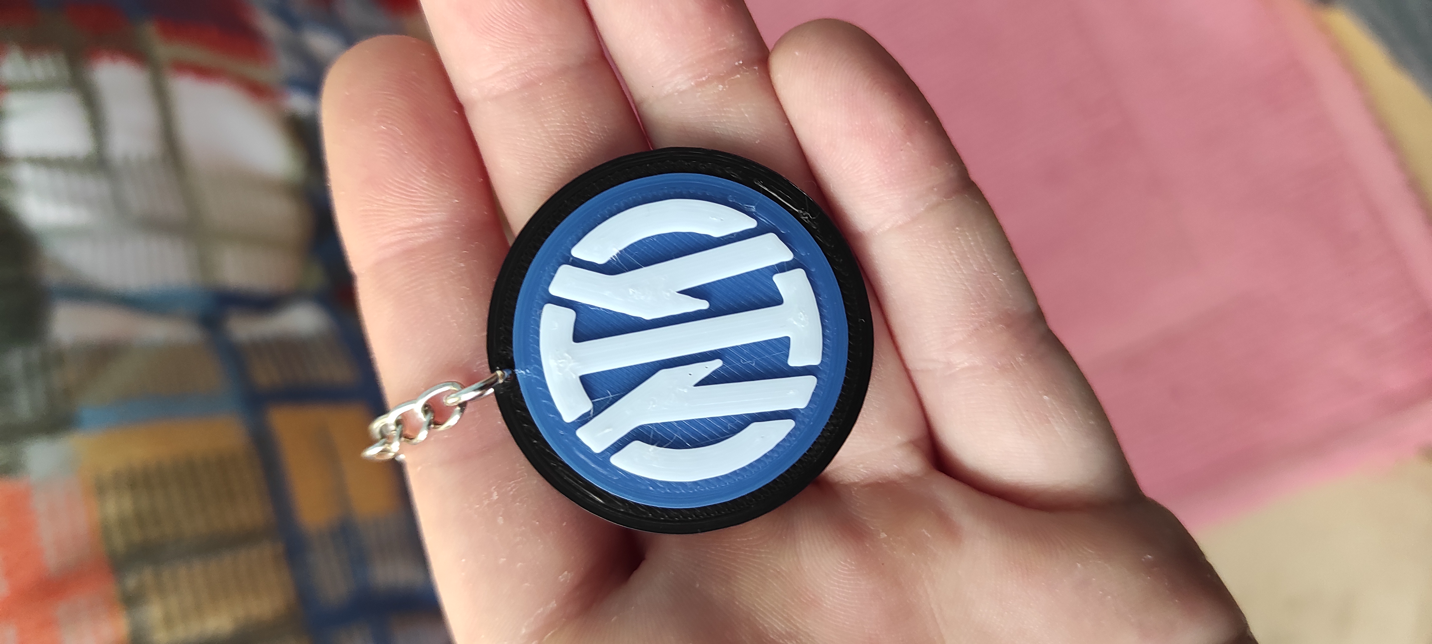 Miniatura 2 do modelo 3D Inter Keychain