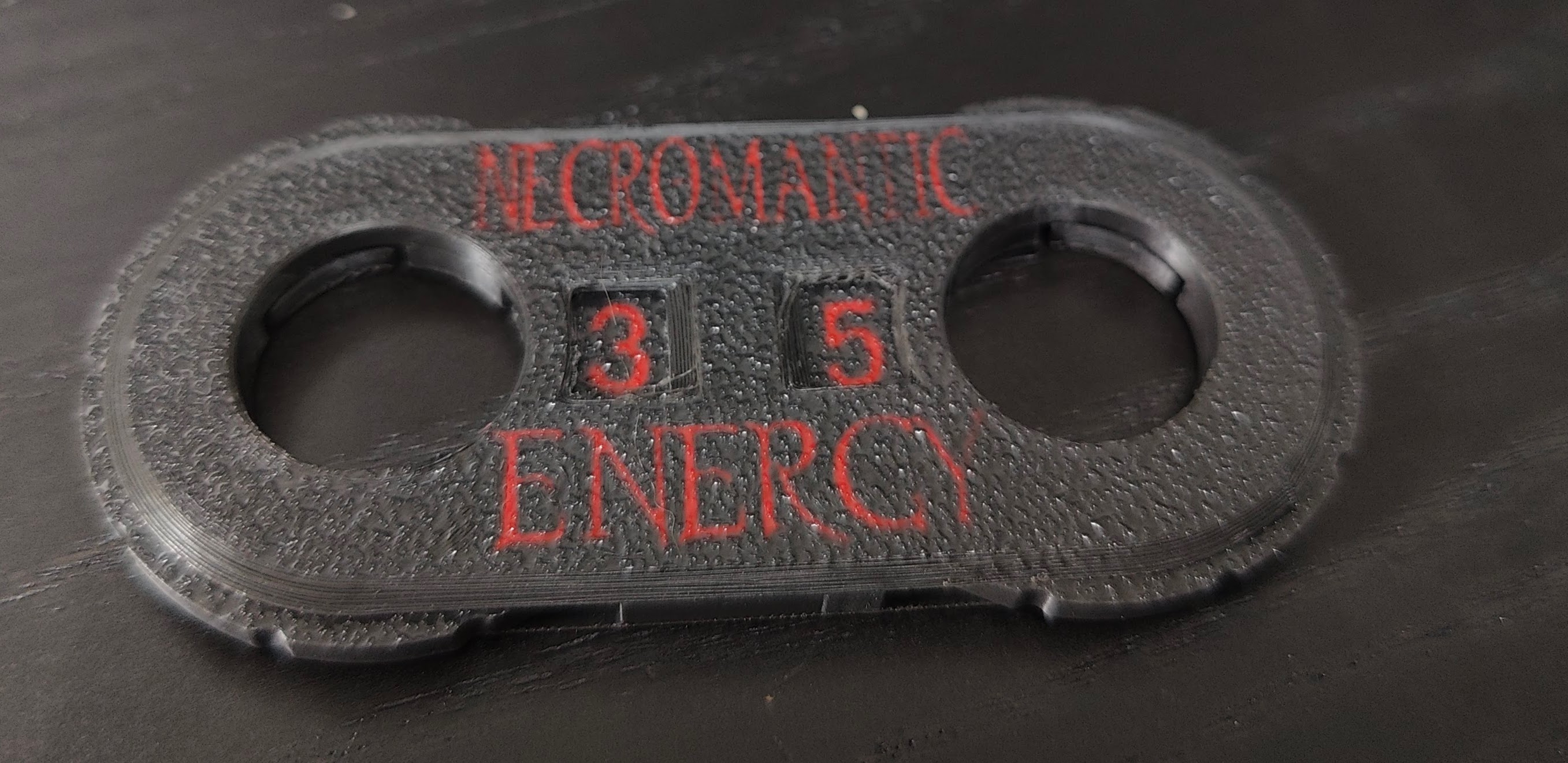 Clicky dial necromantic energy counter for Deth Wizards