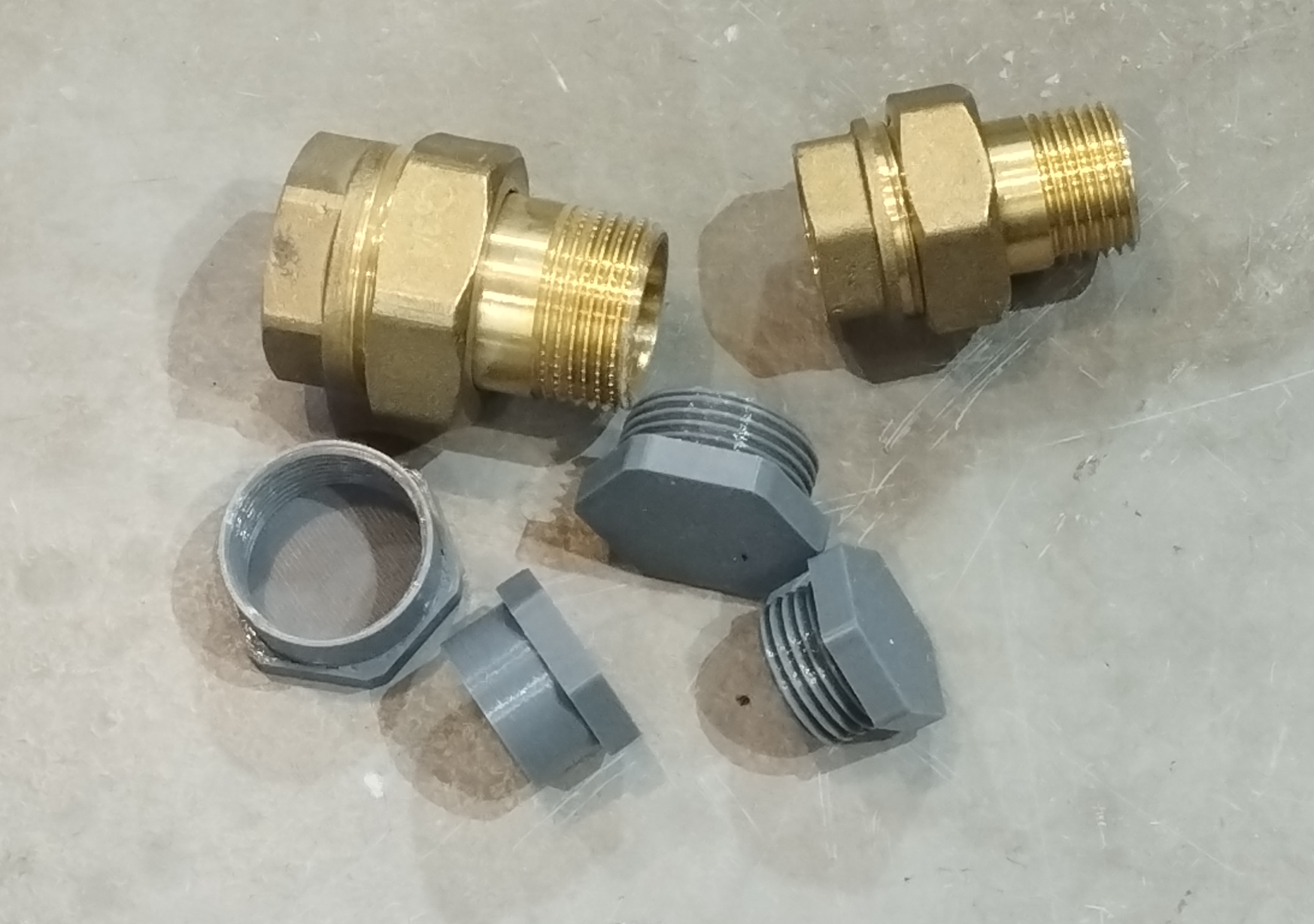 Plugs with internal and external threads bsp 1 2 3 4 and 1 by tom