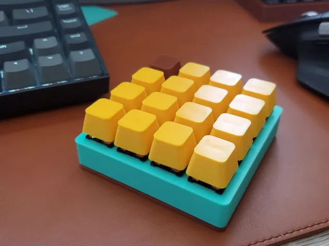 4x4 Arduino Pro Micro Macropad