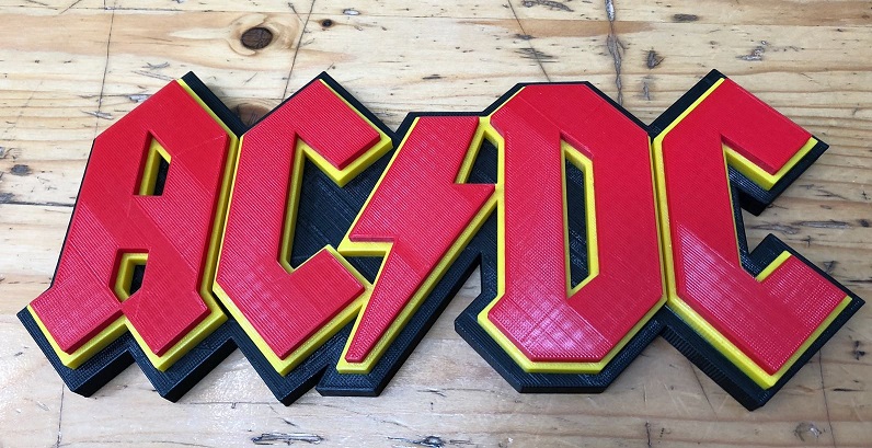 ACDC Logo par Bruninfarina | Téléchargez gratuitement un modèle STL ...