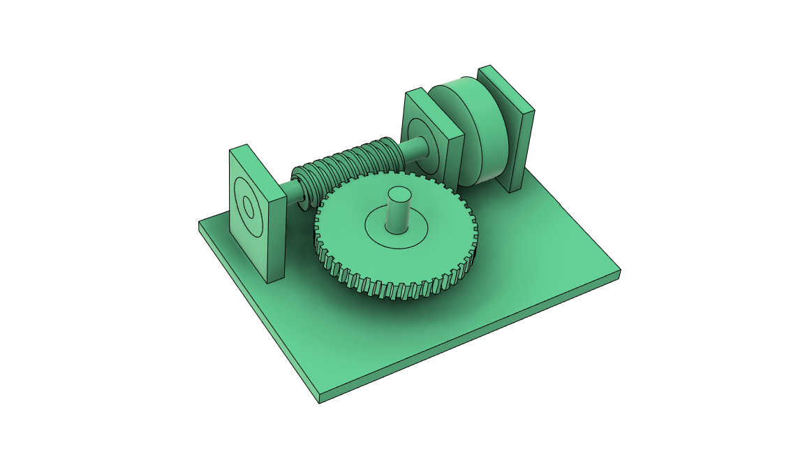 Worm & Worm Wheel Mechanism