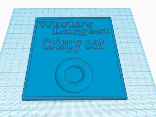 The world's largest crispy oat