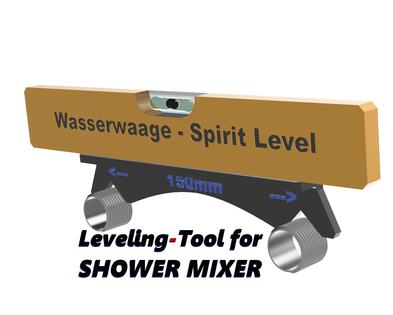 Leveling-Tool for SHOWER MIXER 120mm & 150mm ** Simple an Fast Print **
