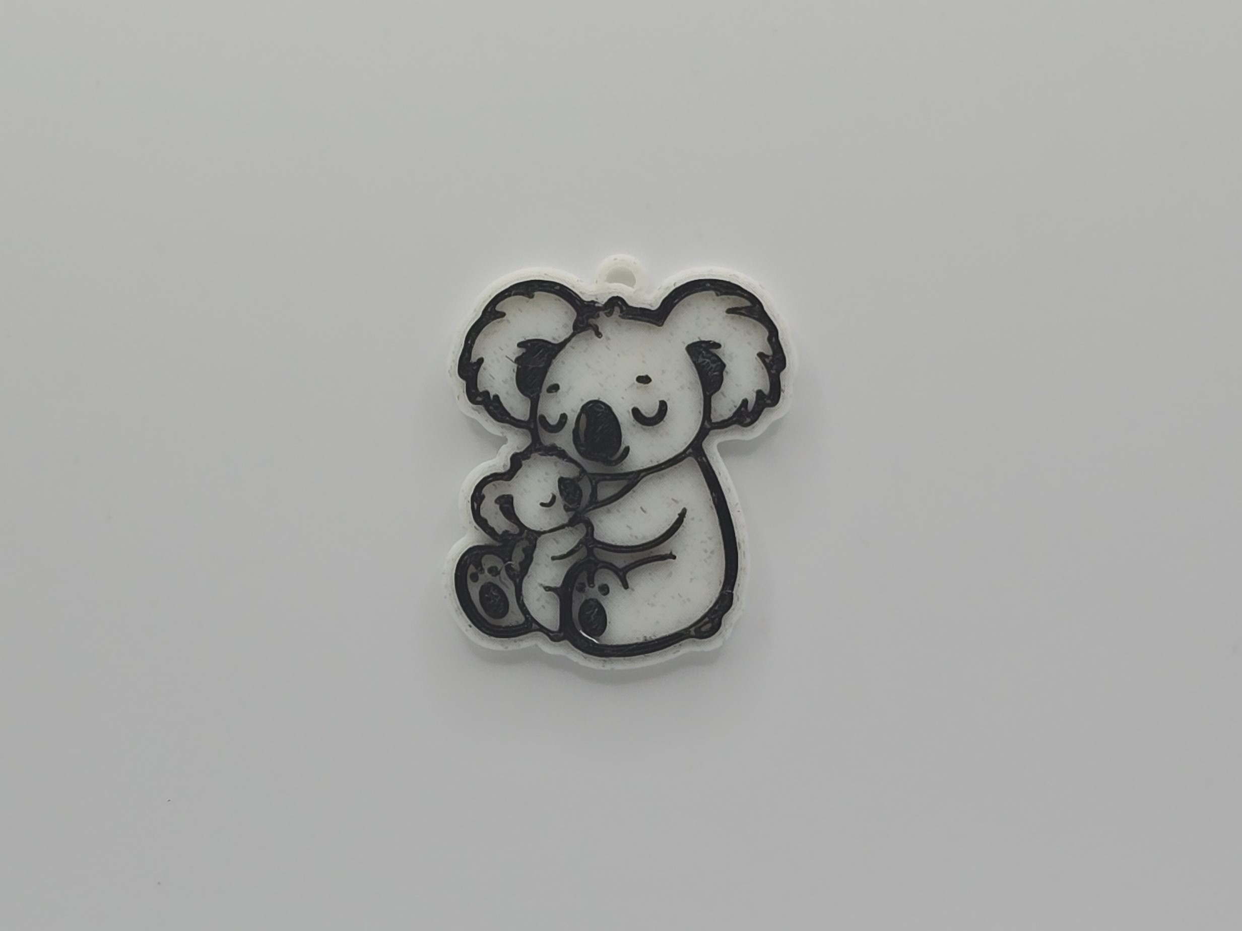 Koala Mom And Son Keychain