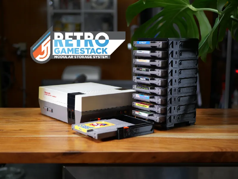 RETRO GameStack - Atari 2600 by Jerrari | Download free STL model ...