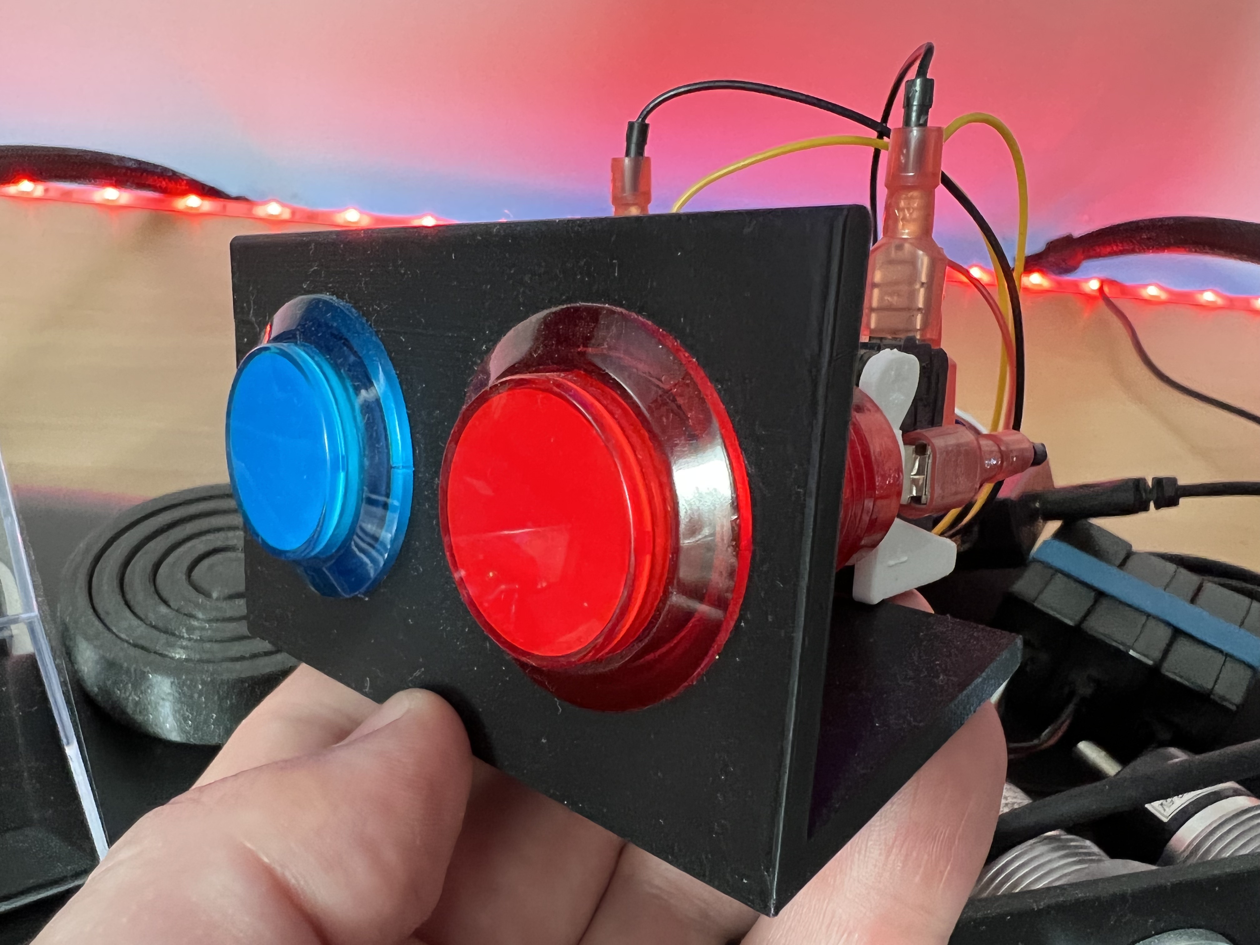 Rotary Encoder / Push Button Dev Stand (Parametric) by Michaël Fortin