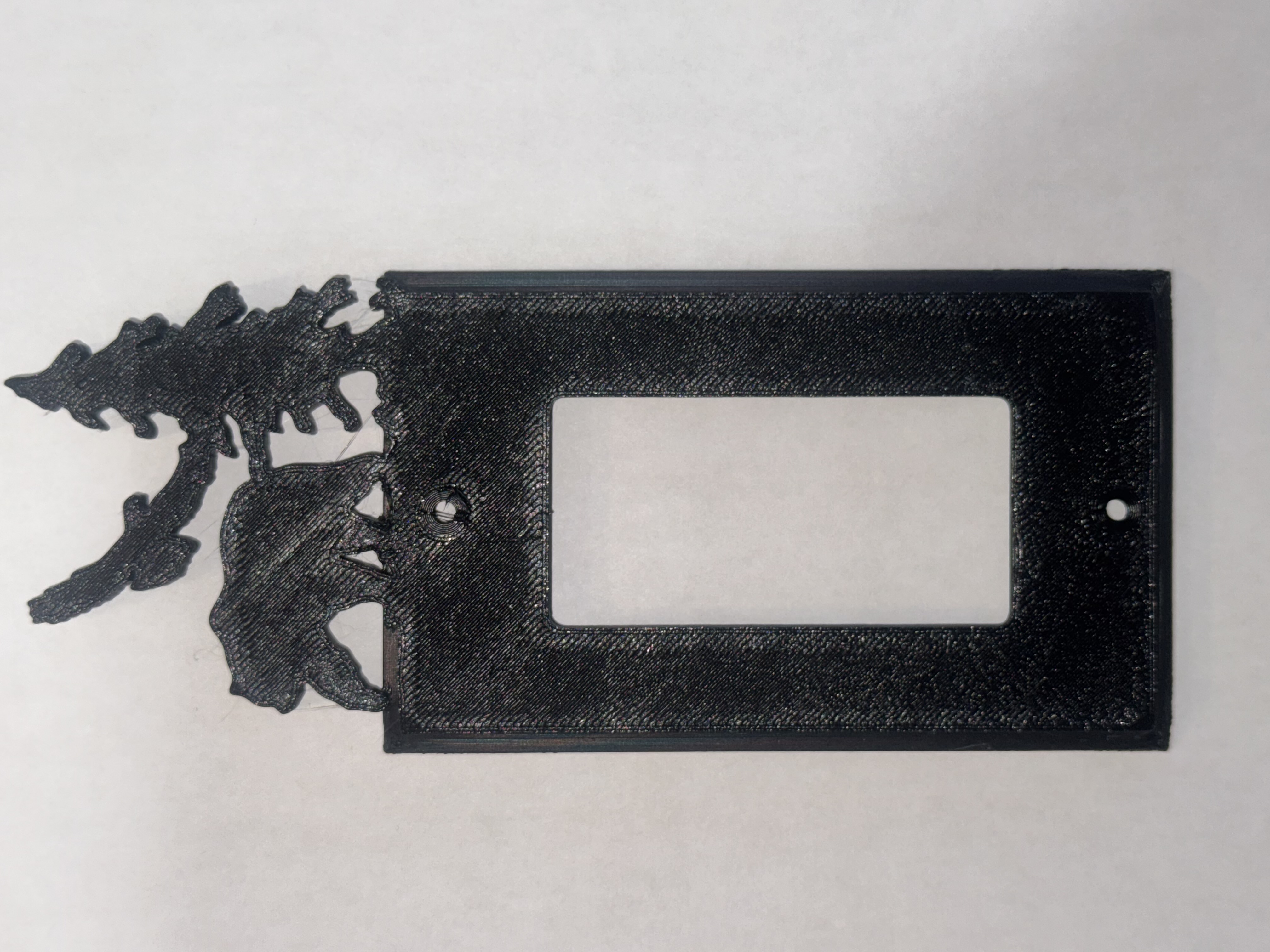 Decorative Bear and Eagle Outlet cover