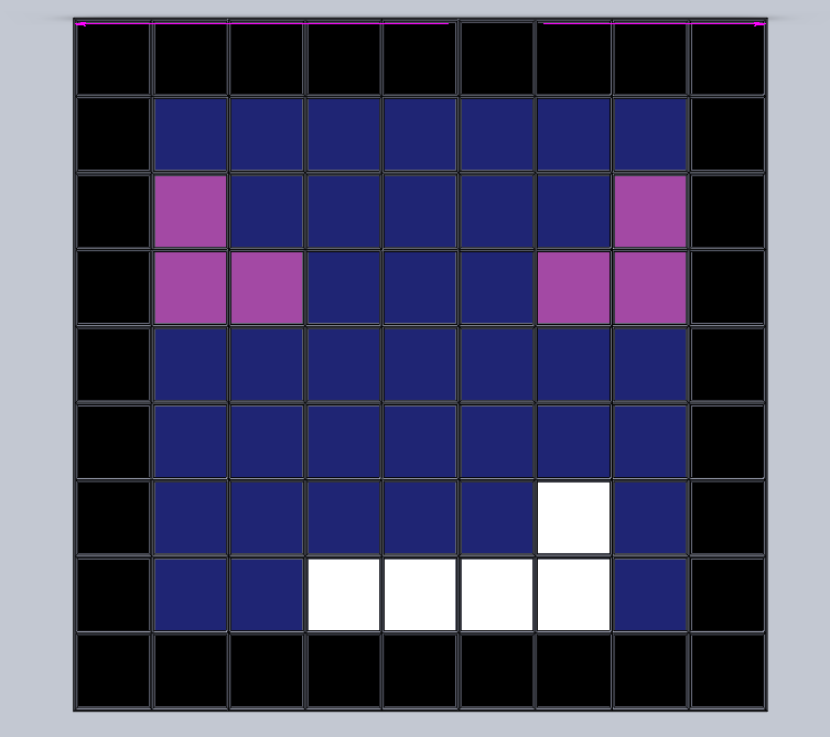 Minecraft character head coloring page