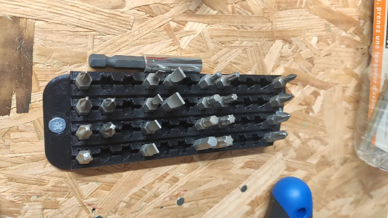 Screw bit holder stand by Florent | Download free STL model ...