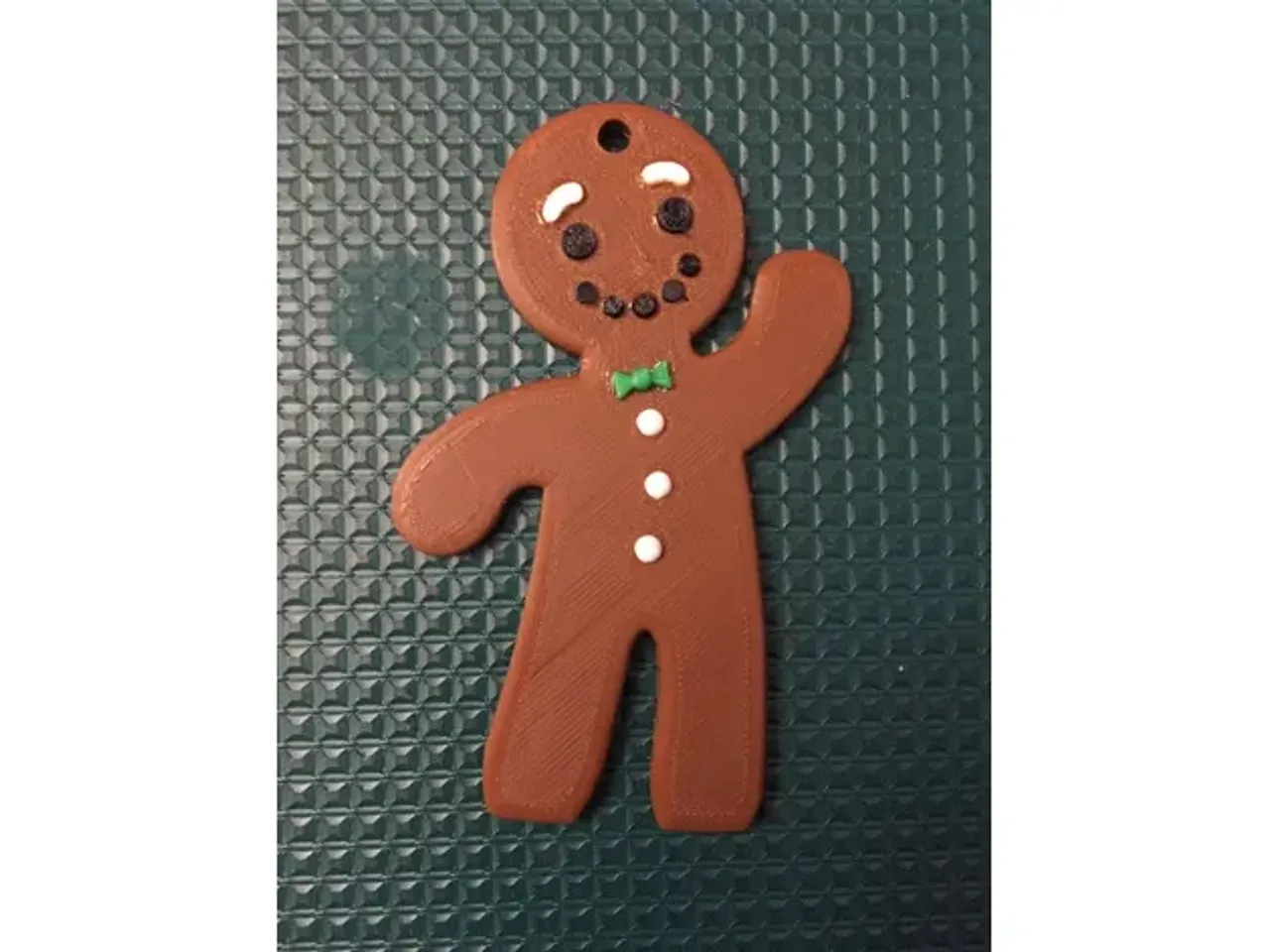 3D Printable Cobotech Twisty Gingerbread Man In A Cup Ornament by