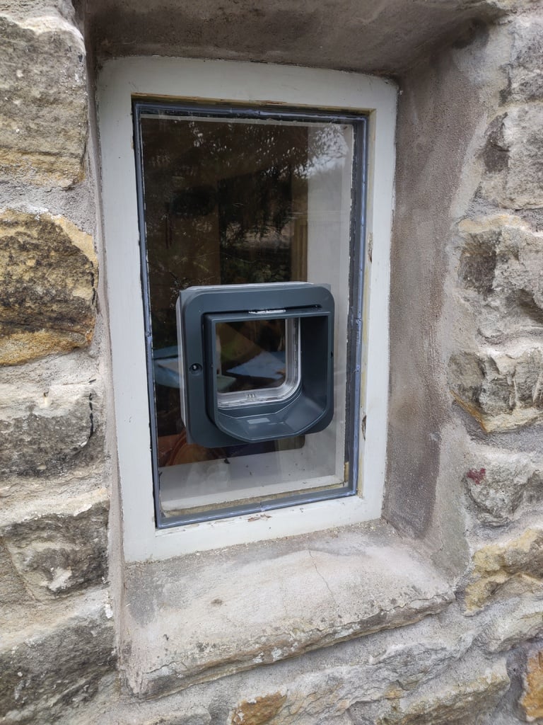 Acrylic Double Glazed Window for Cat Flap