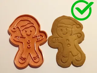Gingerbread cookie cutter by Jason | Download free STL model ...