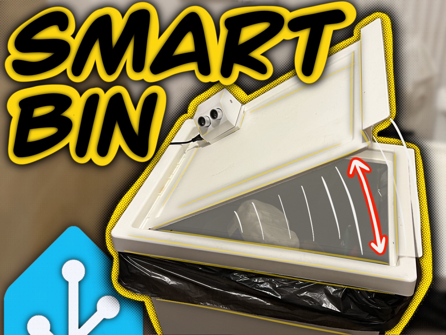 Automatic Ikea bin opening device