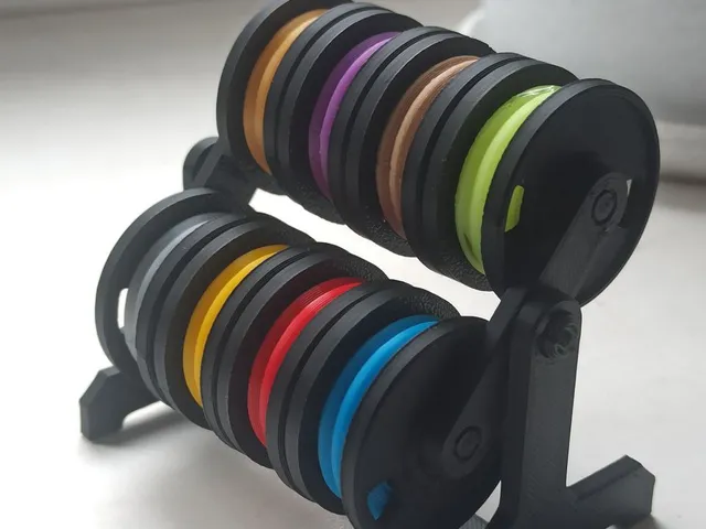 Rotation stands for spools. Remix