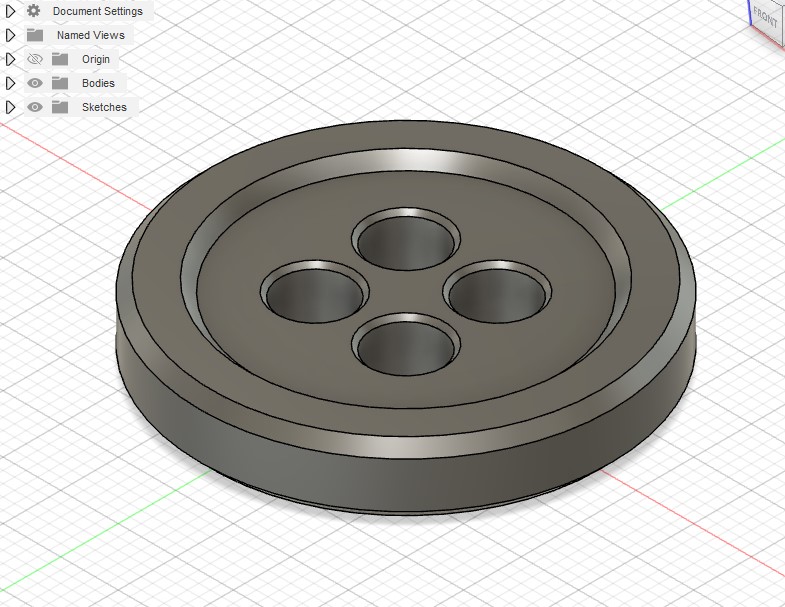 Button 18mm x 3mm