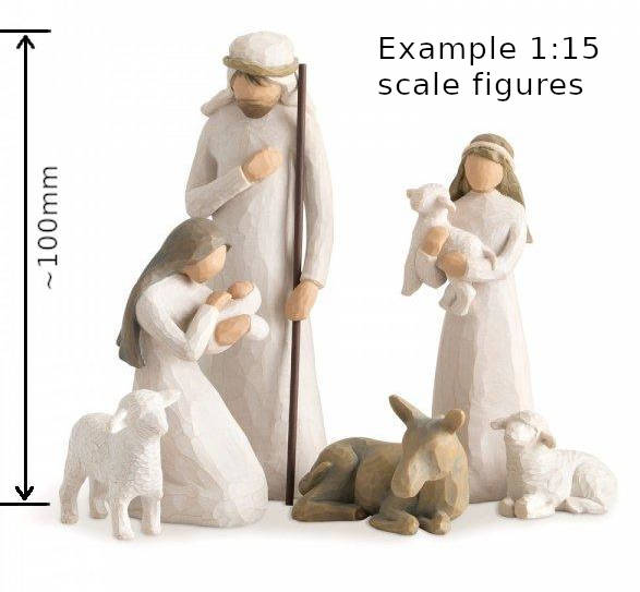 Deluxe Nativity Stable / Creche — miniatura 19