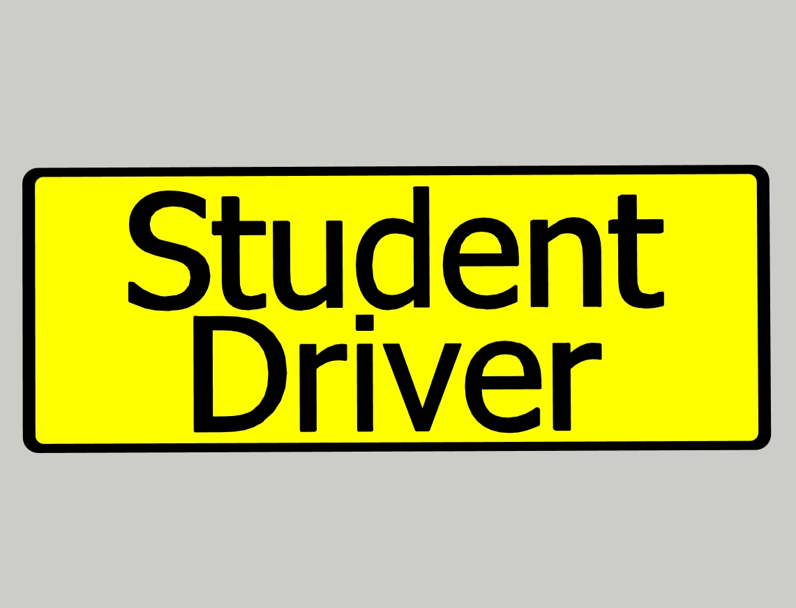 Student Driver Magnetic Car Sign