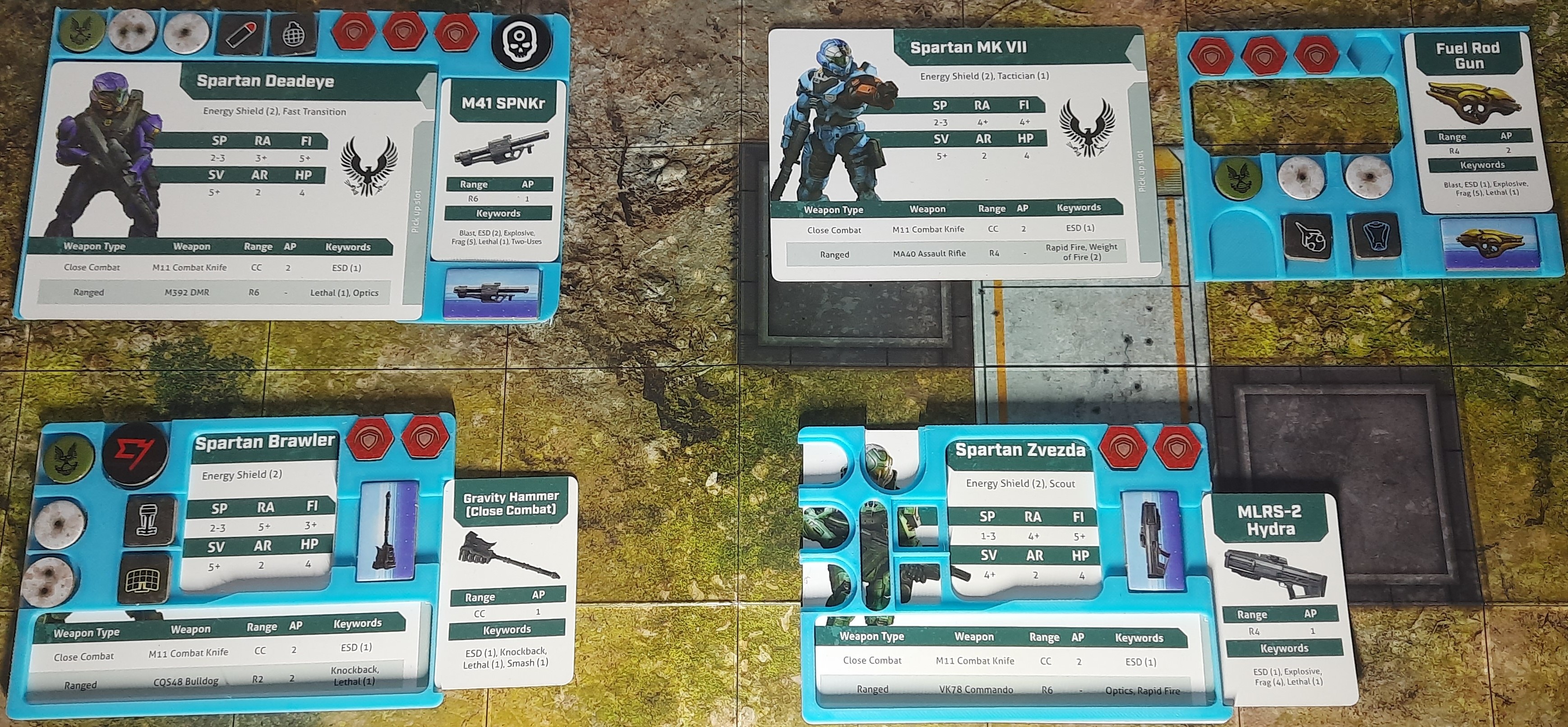 Halo Flashpoint: Player Boards