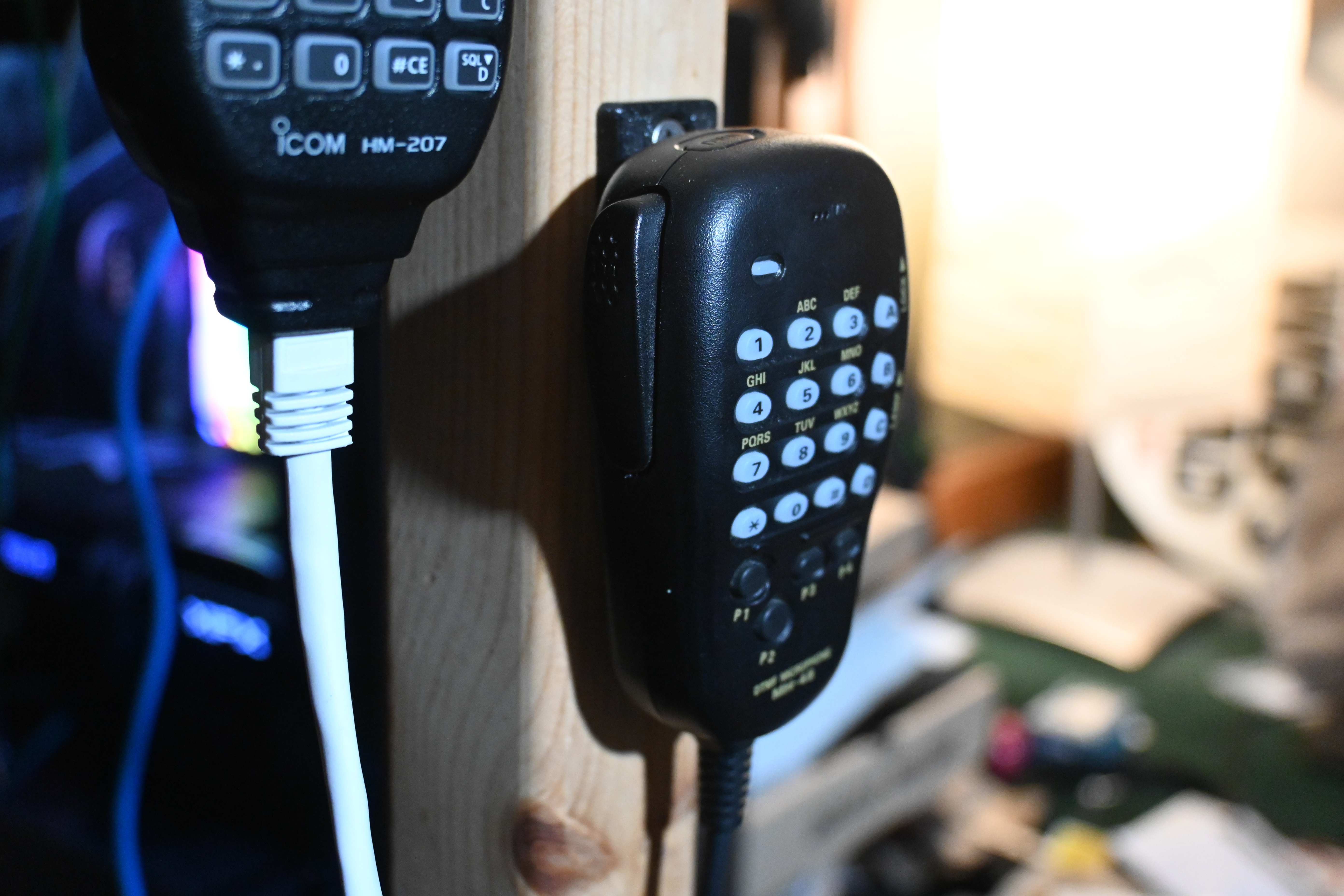 Yaesu Handset / Microphone Hanger for Woodscrews