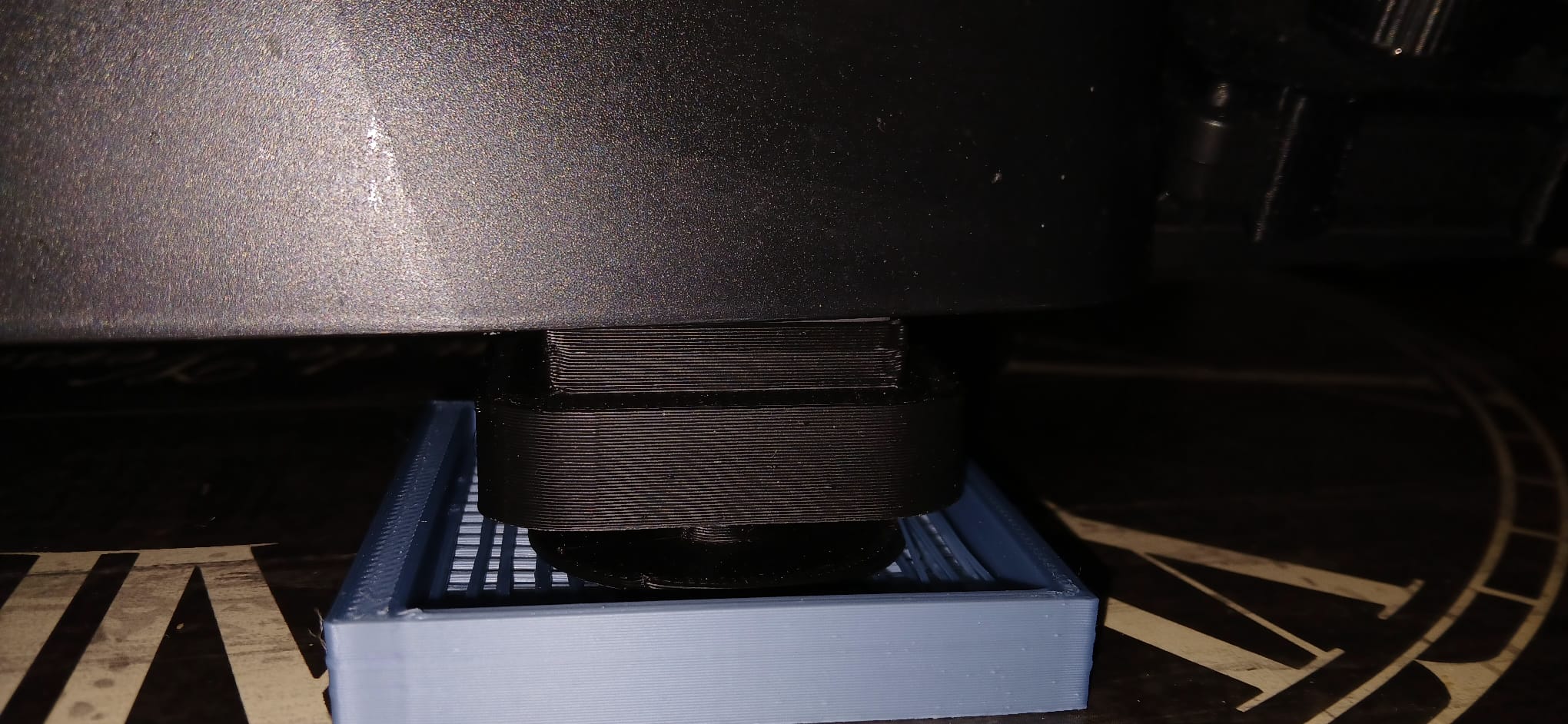 power mat it wil reduce noise of your 3d printer.