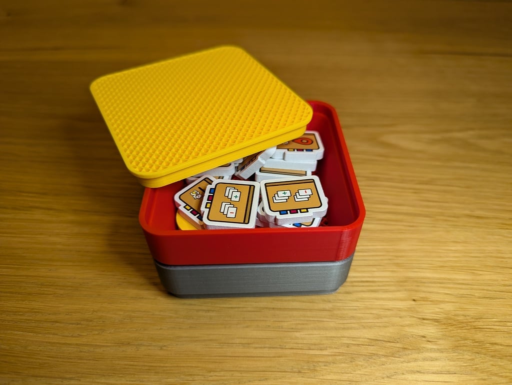 Nesting Game Bit Tray with Lid