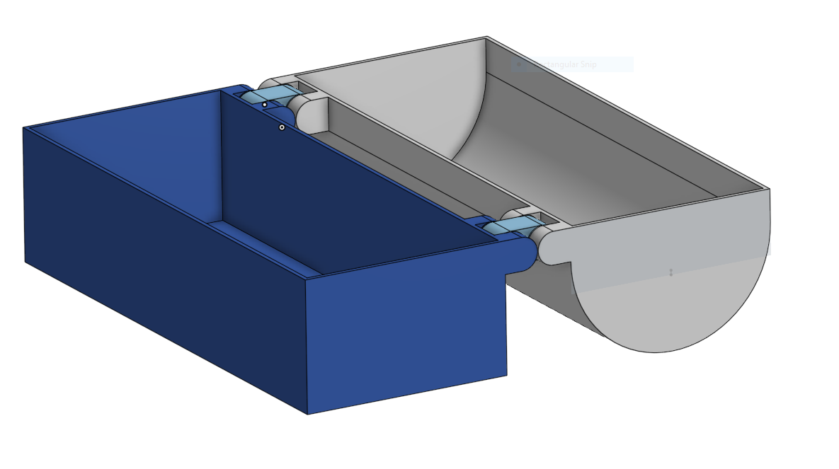 A smol box with hinges