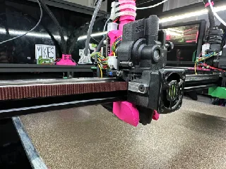 V-CORE 4 Idex T0 belt retention to opposite side.