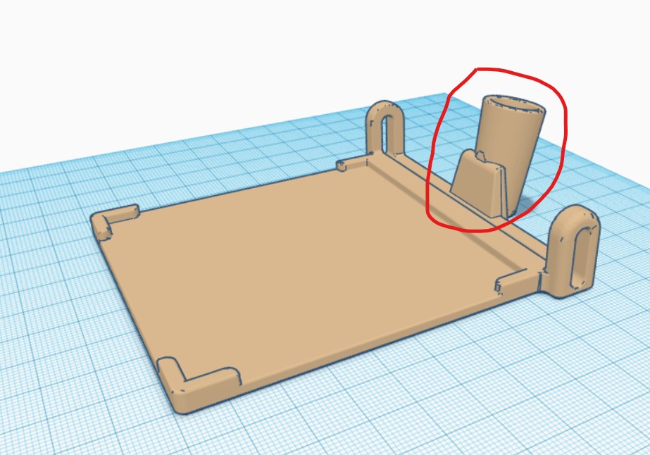 stickypost-it-note-holder-with-stencil-AND PEN HOLDER