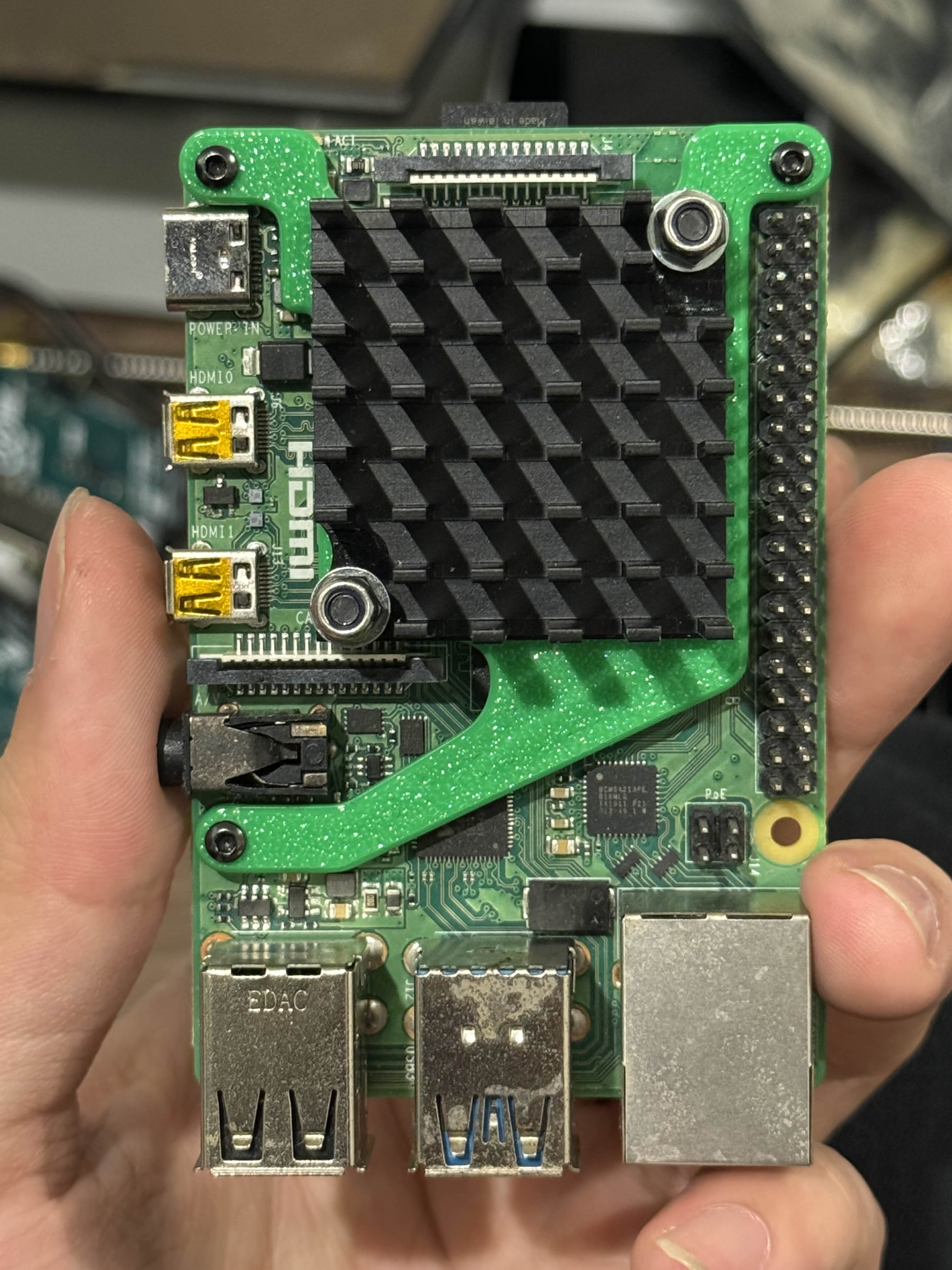 Raspberry Pi 4B OEM Motherboard Chipset Heatsink Bracket