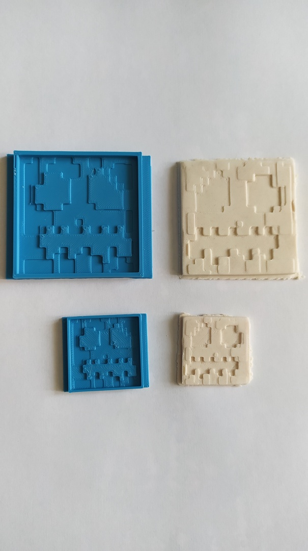 Minecraft style cookie cutter