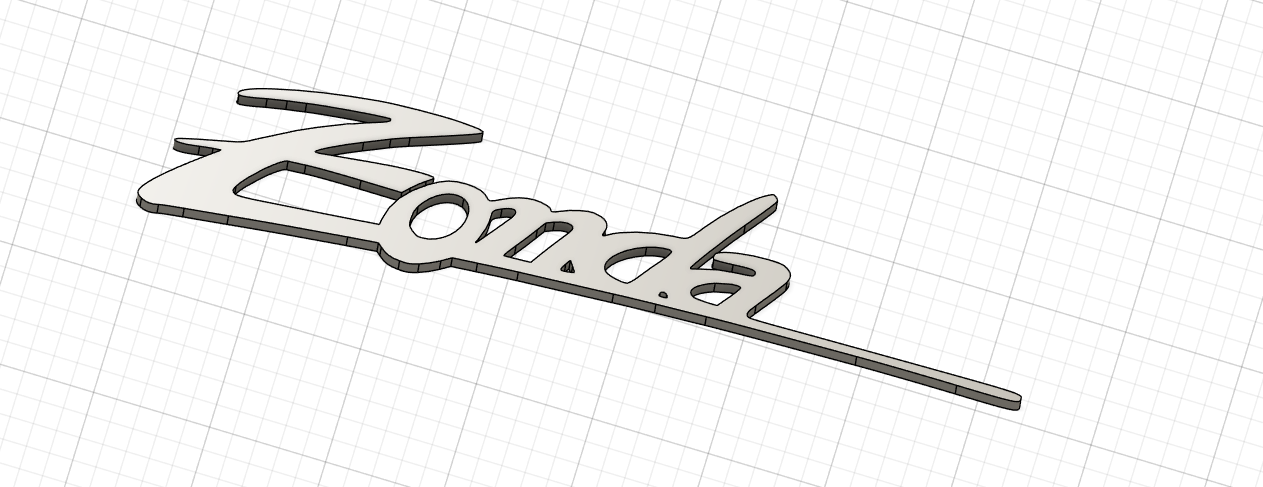 PAGANI / ZONDA LOGO by HUSY | Download free STL model | Printables.com