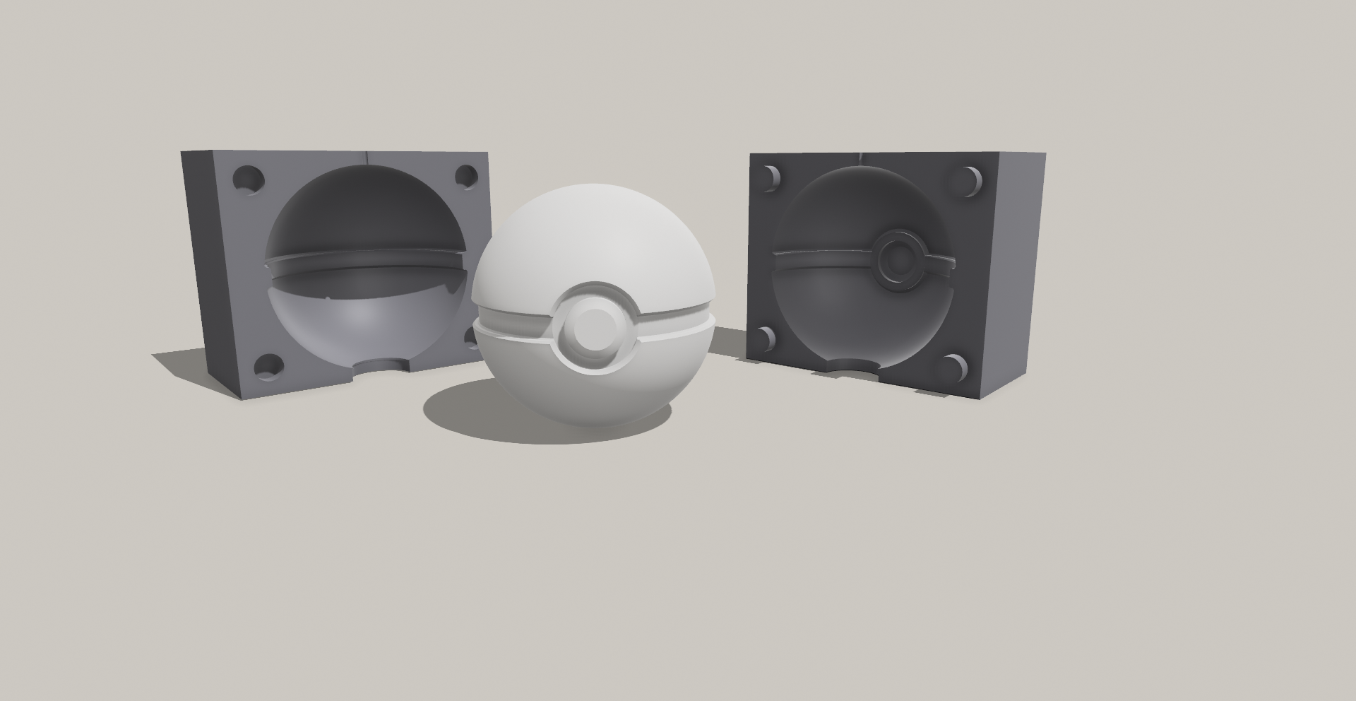 Pokeball Candle making mold