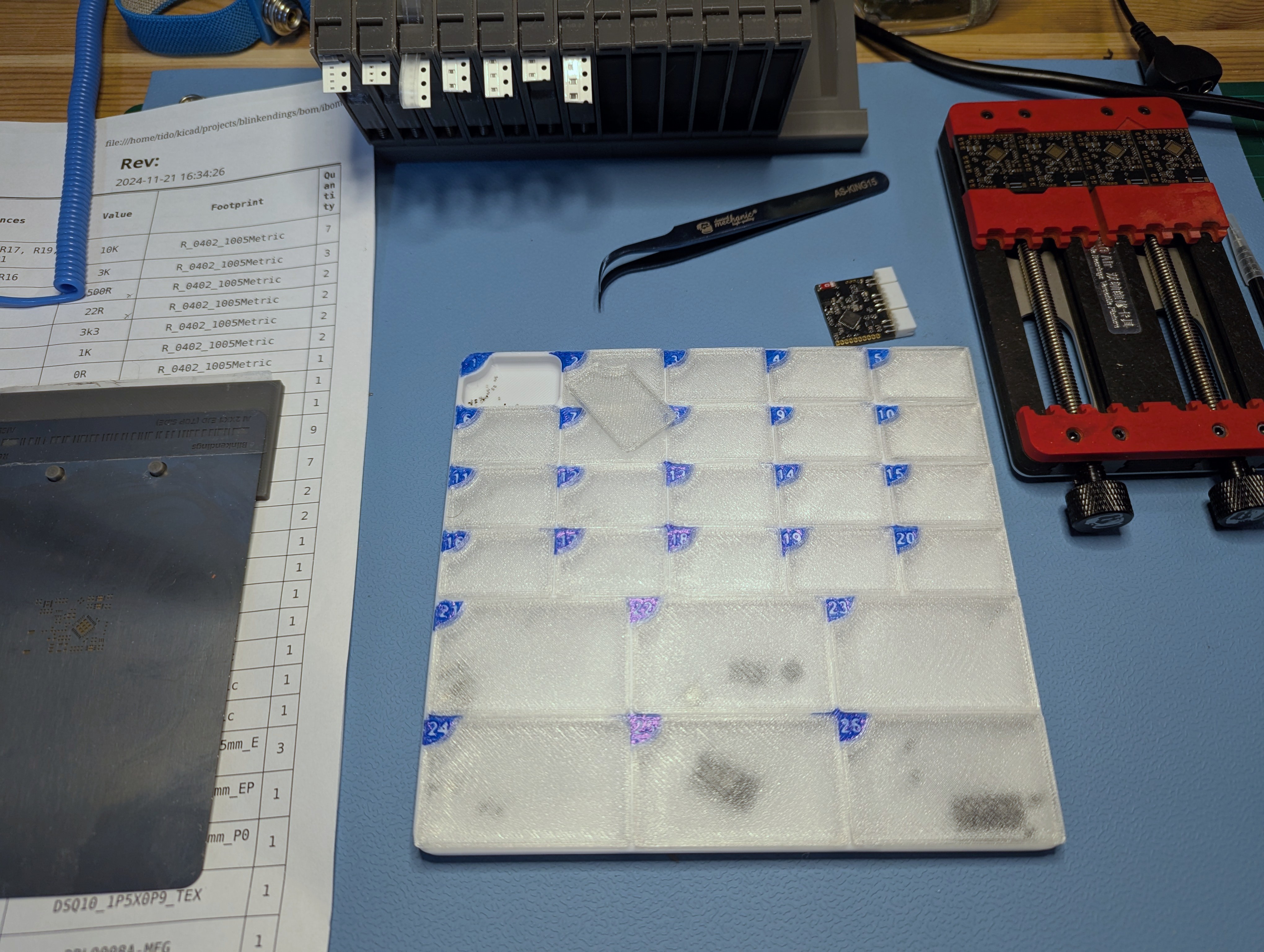 Lids for SMD Components Tray