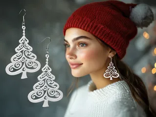Christmas Tree Earrings