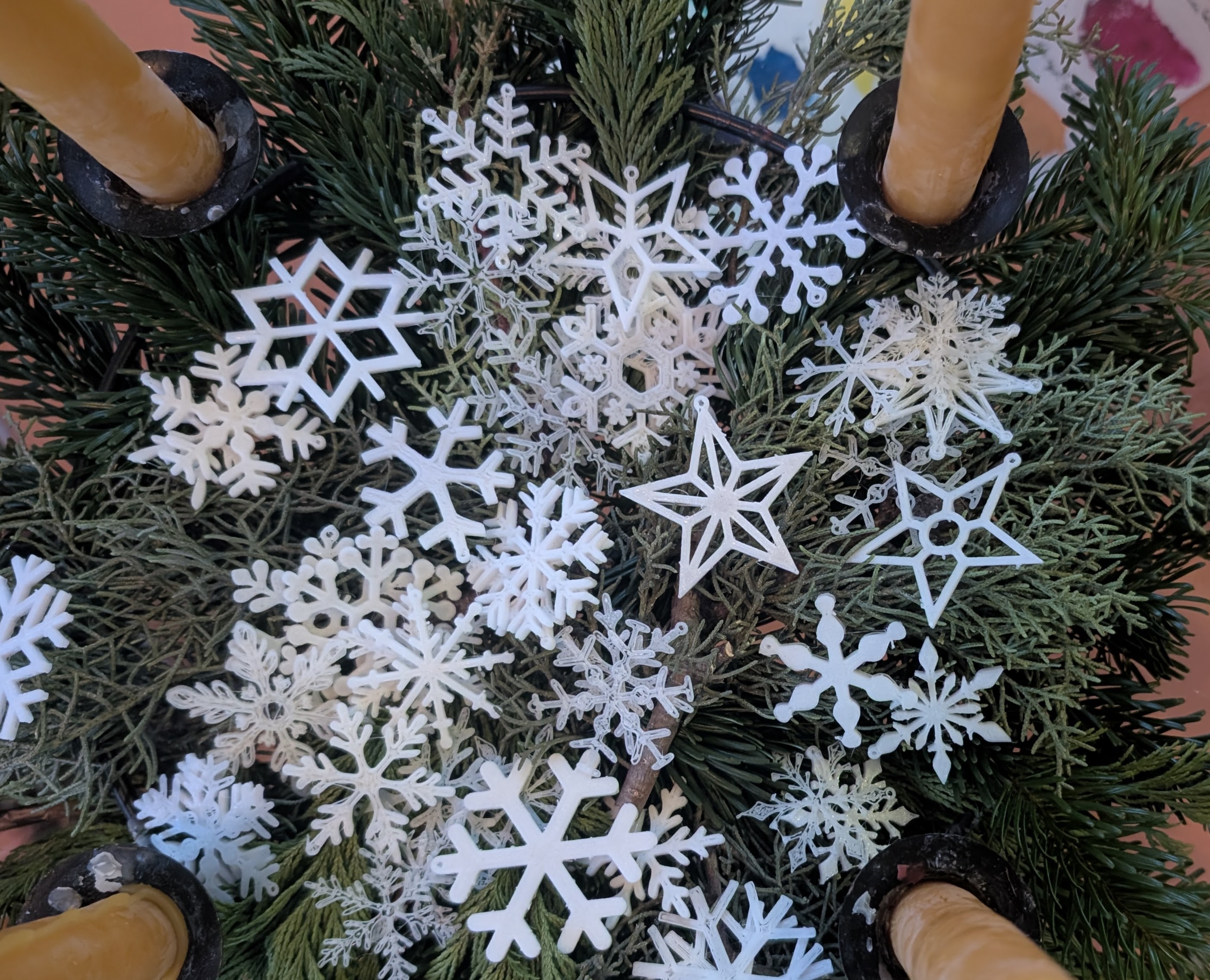 Miniatura 2 do modelo 3D Snowflake Collection