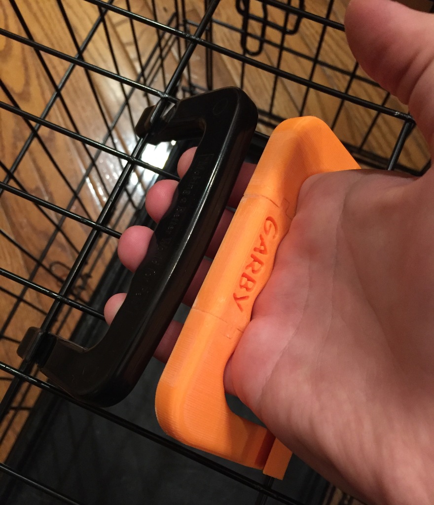 Pet Crate Handle for Cat/Dog Crates by Braiden Download free STL